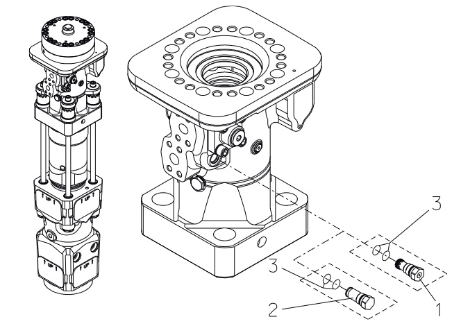 Relief valve (incl. part 3)